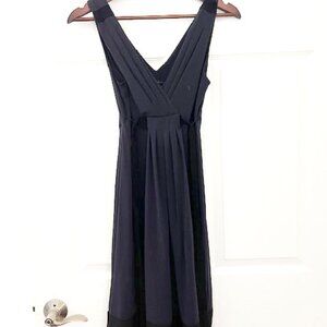 BCBG Maxazria pleated empire waist dress